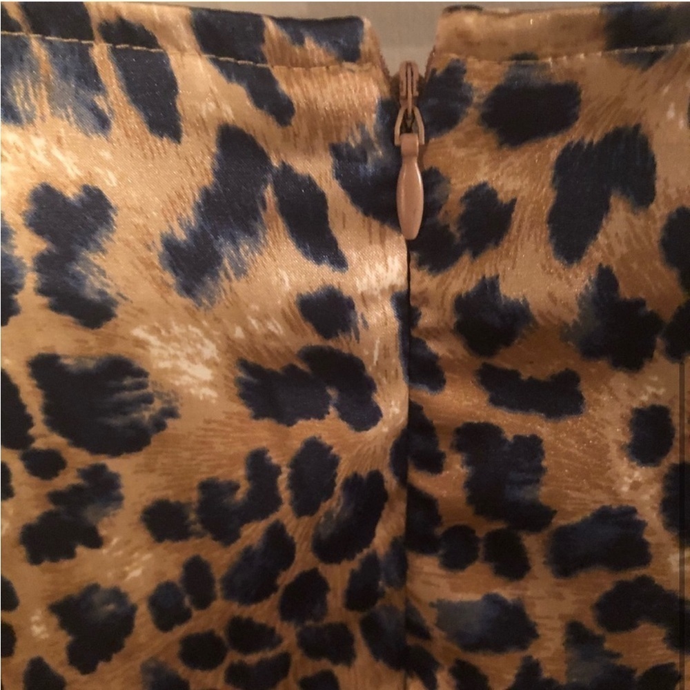 Leopard satin skirt - Picture 2 of 4